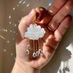Korean Vintage Acrylic Cloud Earrings Photo 1