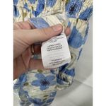 Jacquie The Label Midi Dress Women Large Cream And Blue Peasant Cottage Prairie Photo 6