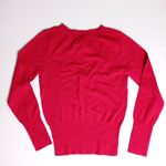 SO Women's V-Neck Knit Pink Sweater Size Large Photo 6