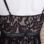 Altar'd State Altar’d State | Black Lace Overlay A-Line Midi Dress Photo 4