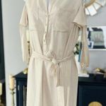 Antonio Melani Linen Dress in Light Beige Color, US Sz 4, Brand New W/Tags! Photo 4