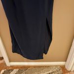 Dana Buchman Dana Butchman 100% Silk vintage beaded iridescent maxi dress & jacket navy 10 Photo 6