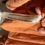 Free People Women's Xsmall Fade Away Oversized Shirt Dress Orange Rust Photo 6