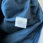 Ann Mashburn  Navy Blue V-Neck‎ 3/4 Sleeve Shift Mini Dress Women’s Size Medium Photo 10