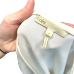 Maje Loust Bee Embellished Blouse Ecru Cream Size 2 US Medium Photo 9