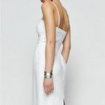 Reformation Frankie Linen Knee Length Dress Photo 1