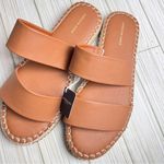 American Eagle  Outfitters Women's Cognac  Double Strap Low Heel  Sandals Sz 10 Photo 7