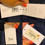 3X1 Snap Off Track Short Bowers Denim Dark Blue Mini Shorts New Size XS Photo 15