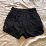 Lululemon  Tracker Shorts Black Athletic Running Short Lined 6 Small Photo 4