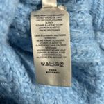 Free People  Sweater Womens XS Blue Chunky Drop Shoulder Oversize‎ Cozy Pullover Photo 6