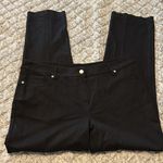 Westbound Black straight leg slacks w/ silver buttons Photo 1