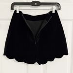 Japanese Kawaii Gyaru Y2K Doll Black Velvet Comfy Scalloped Trim Shorts Size XS Photo 10