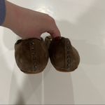 Elaine Turner Brown Leather Studded Flat Loafers Size 10 Photo 4