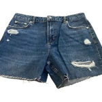 Rails  Blue The Hermose Relaxed Midi Shorts Size 28 Photo 0