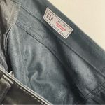 Gap  Faux Leather Pants Black Vintage Slim High Rise Straight size 10 Photo 13