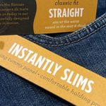 Lee Denim Jeans Classic Fit Straight Leg Misses 10 Stretch Rinsed Blue Denim Photo 6