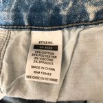 Windsor Acid Wash Cutout Side Denim Jean Shorts  Photo 8