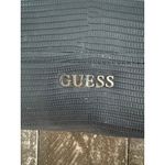 Guess by Marciano Guess Huntley Large Zip Around Wallet Black Lizard Embossed Faux Leather Photo 2
