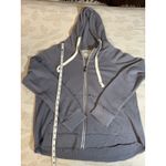 O'Neill  size Medium M Gray full zipper front sweatshirt hoodie jacket Women's Photo 8