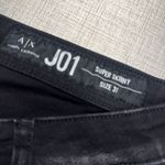 Armani Exchange  WOMEN'S 30 J01 SUPER-SKINNY JEANS BLACK Raw Hem Photo 1