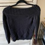 Massimo Dutti Black Off The Shoulder Sweater  Photo 1
