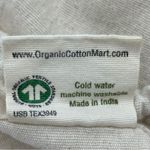 Organic Cotton Dust Cover Bag Purse Shoe Cover Travel Storage Natural‎ Color Photo 4