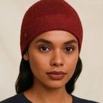 Barefoot Dreams  CozyChic Lite Confetti Beanie Hat Women One Size Red Knitted Cap Photo 1