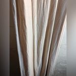 Forever 21  Cream Smocked Maxi Dress strapless side cutout summer stretch beach Photo 1