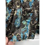 Allison Taylor 300-008‎  Blouse Women's Size Small Brown Teal Button Up Top Shirt Photo 3