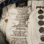 BLANK NYC ππ Astor Cut Off Shorts Sun Rainbow Embroidered Denim Raw Hem 27 NWT Photo 11