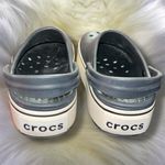 Crocs Unisex Crocband Clogs charcoal gray White Platform Photo 2
