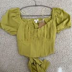 Blu Pepper Green Corset Top Photo 0