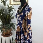 24 Seven Women Dress Medium Boho Vacation Resort Wear Sleeveless Pullover Pleats Photo 2