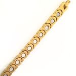 New Stainless steel gold magnetic bracelet 7.5" Photo 5