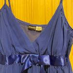 Frederick's of Hollywood  BabyDoll Top Cami Size Extra Large Blue Chemise Lingerie Photo 3