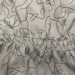 Sweet Rain Green Short Sleeve Peplum Blouse with Tie Size M Blue Size M Photo 10