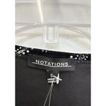 Notations  Black Womens blouse Black Twist stretch - Size S Photo 5