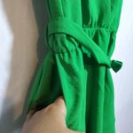 FRAICHE BY J Surplice Flutter Sleeve Romper In Green Vacation Cruise Size L Size L Photo 6