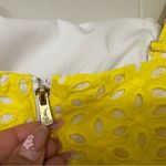 Lilly Pulitzer Yellow Blossom Eyelet Dress Pineapple Juice Flower Petal Size 0 Photo 8