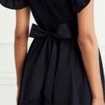 Hill House  Ana Dress in Black Poplin Size: M Photo 1