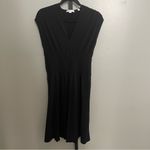 Vince Pintuck V-Neck Short-Sleeve Midi A-Line Dress Size Small Photo 1