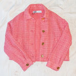 ZARA  Tweed Blazer Jacket Photo 2