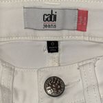 CAbi High Rise Slim Jeans Distressed Stretch Denim White Women’s 0 Photo 9