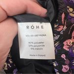 NWT ROHE Fiona Puff sleeve brocade blouse sweetheart neck sz 38 Black Photo 7