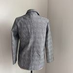 Missguided Houndstooth Blazer Womens Sz 6 Black White Metallic Classic Photo 5
