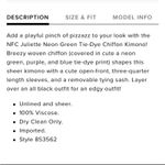 Revolve New Found Colony Juliette kimono robe green Photo 2