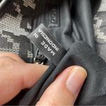 DKNY Black & White Printed Leather Trim Shoulder Handbag Purse Y2K Baguette Photo 8