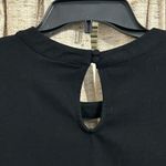 Torrid Foxy Choker Neck Keyhole Tee in Deep Black Photo 4