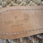 Kate Spade  New York Solaina Slide Black Canvas Raffia Fringe Beaded Sandal Sz 9 Photo 5