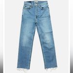 RE/DONE Originals Stovepipe Straight Leg Raw Hem Jeans Light Stone - Size 29💛 Photo 2